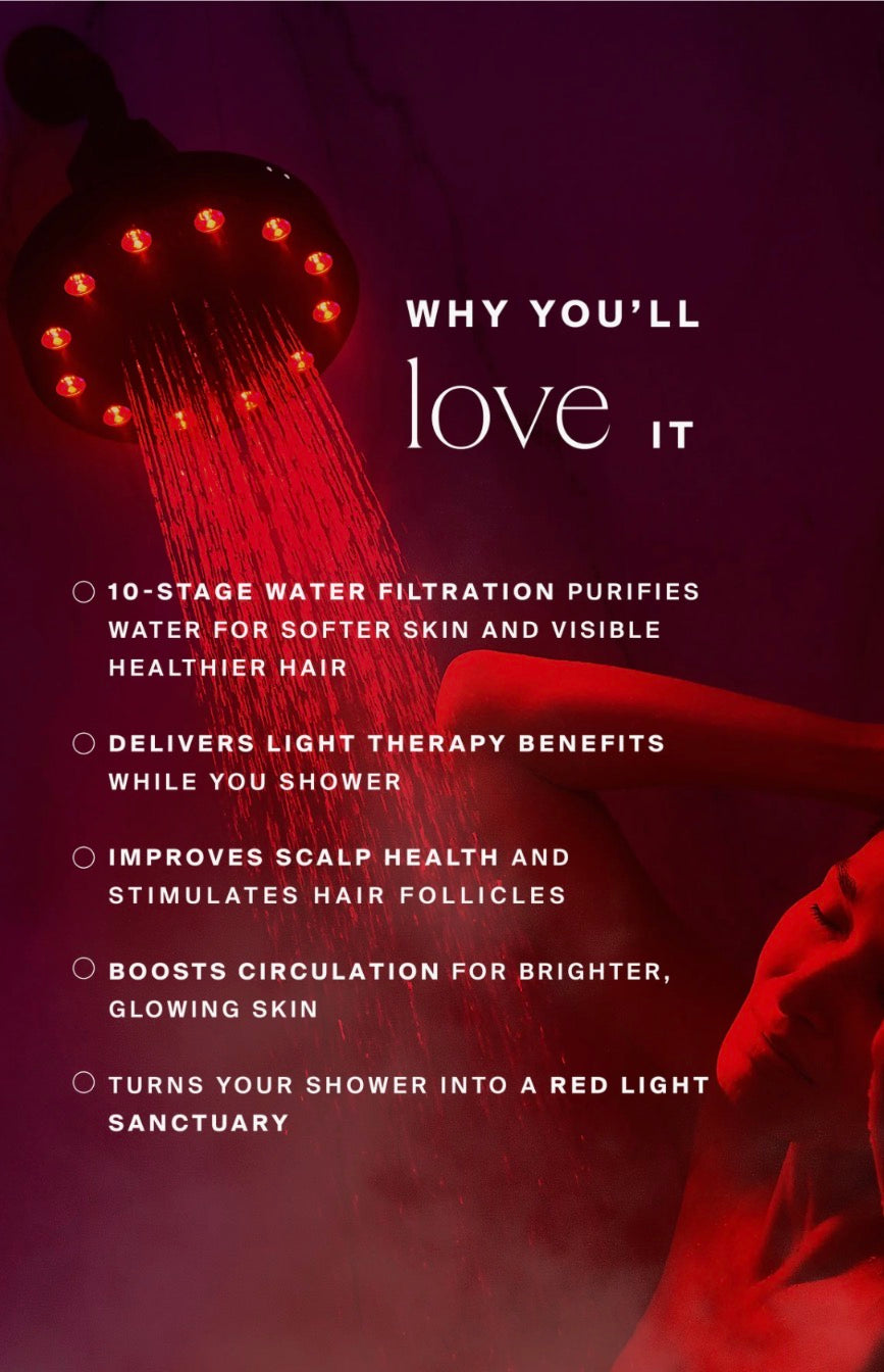 HigherDOSE, Red Light Shower Filter