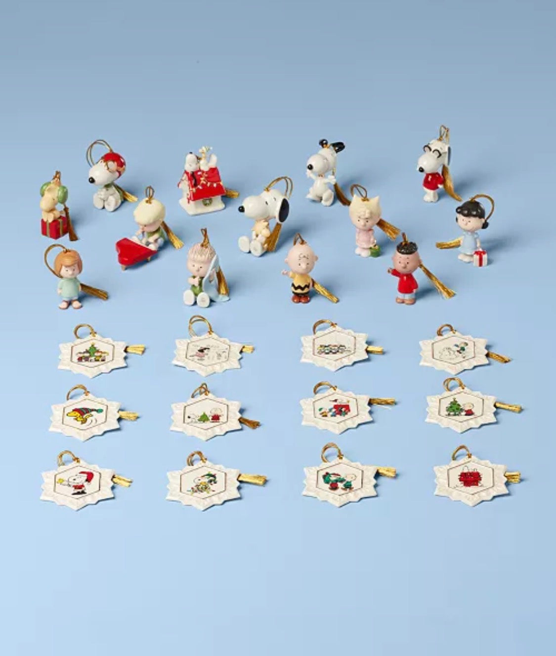 Lenox Peanuts Advent Calendar 25-Piece Ornament Set