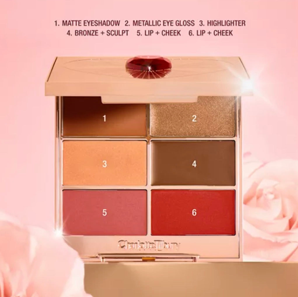 Charlotte Tilbury Love at First Swipe Multi Glow Face Palette