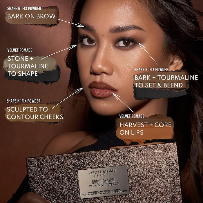 Danessa Myricks Beauty, Defining Neutrals - Palette For Eyes, Brows, Face & Lips