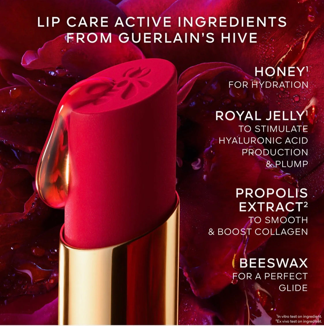 GUERLAIN, KISS KISS Honey-Infused Refillable Lipstick
