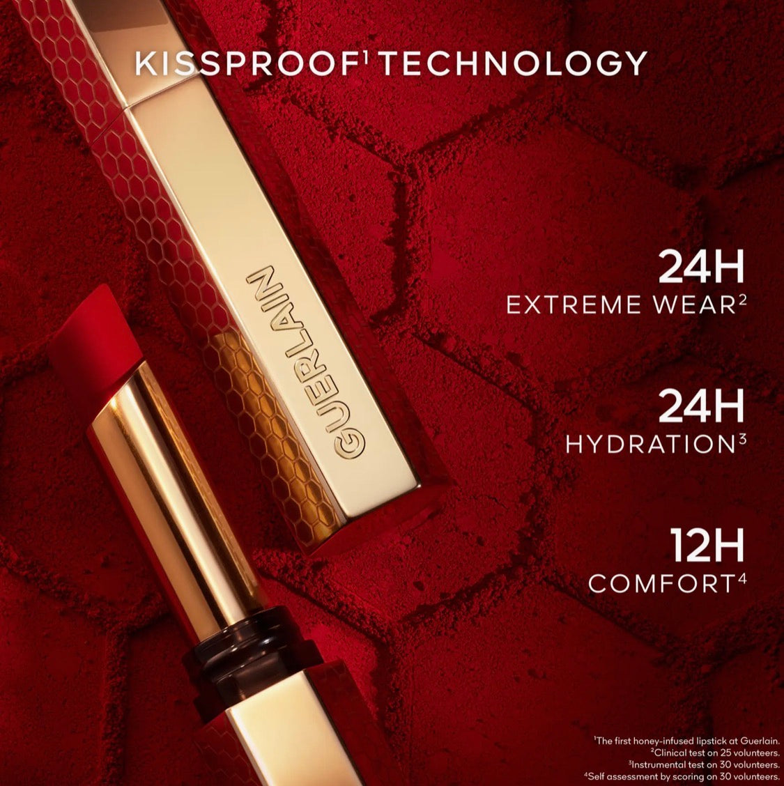GUERLAIN, KISS KISS Honey-Infused Refillable Lipstick