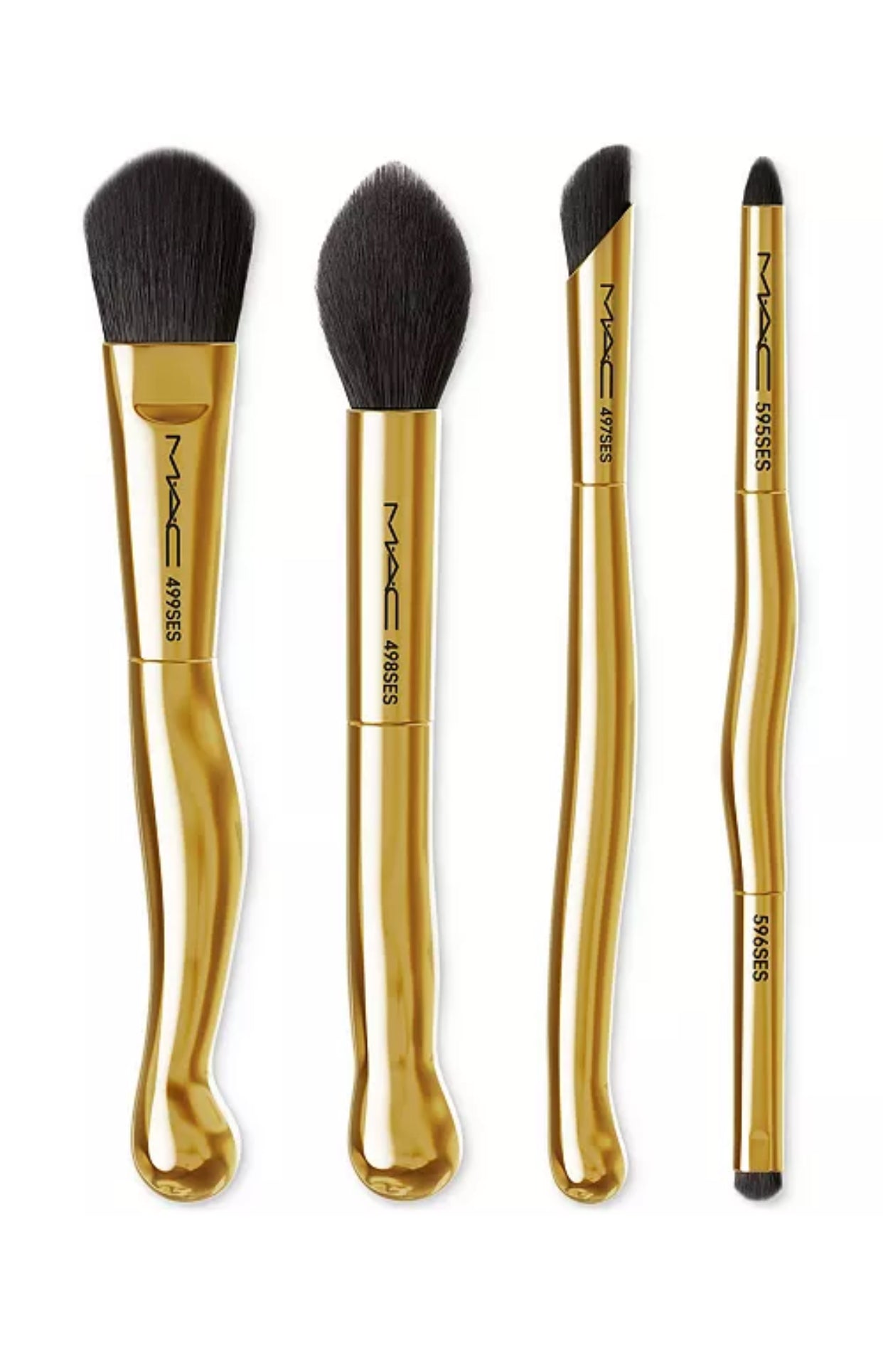 MAC 5-Pc. Golden Touch Mini Makeup Brush Gift Set