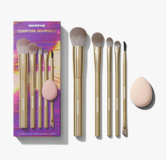 MORPHE, Compose Yourself 6-Piece Brush & Tool Set