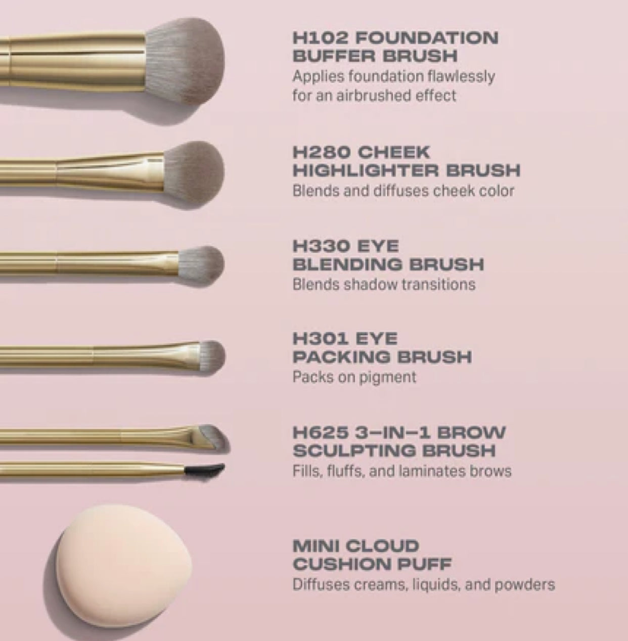 MORPHE, Compose Yourself 6-Piece Brush & Tool Set