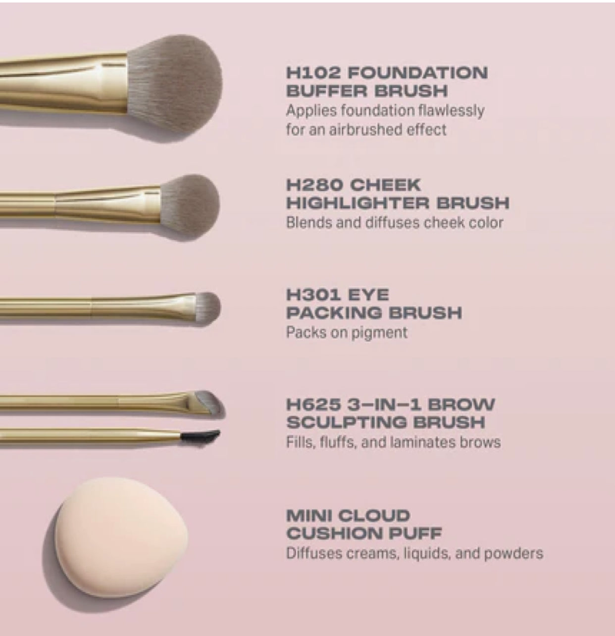 MORPHE, Compose Yourself 6-Piece Brush & Tool Set