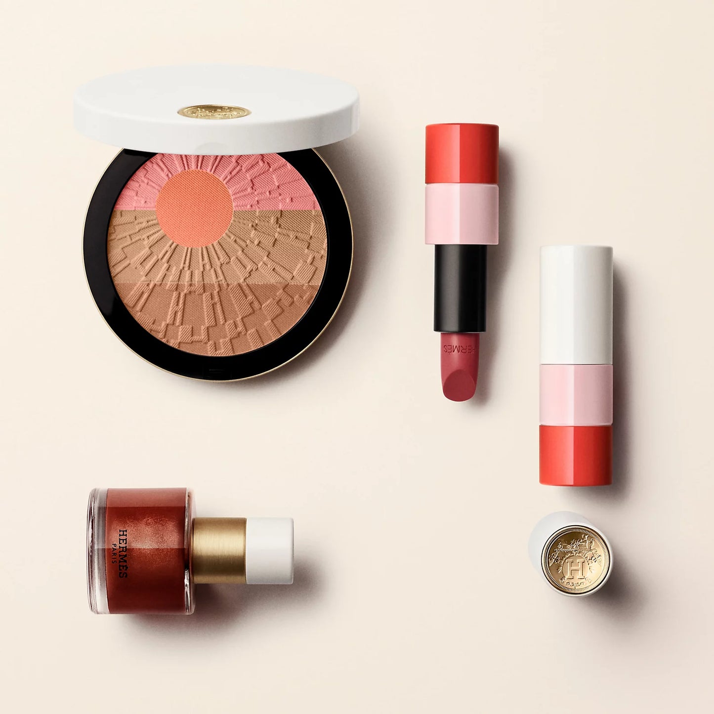 HERMES, SOLEIL D’HERMES Sun-kissed Healthy Glow Powder Face and Cheeks, Limited edition