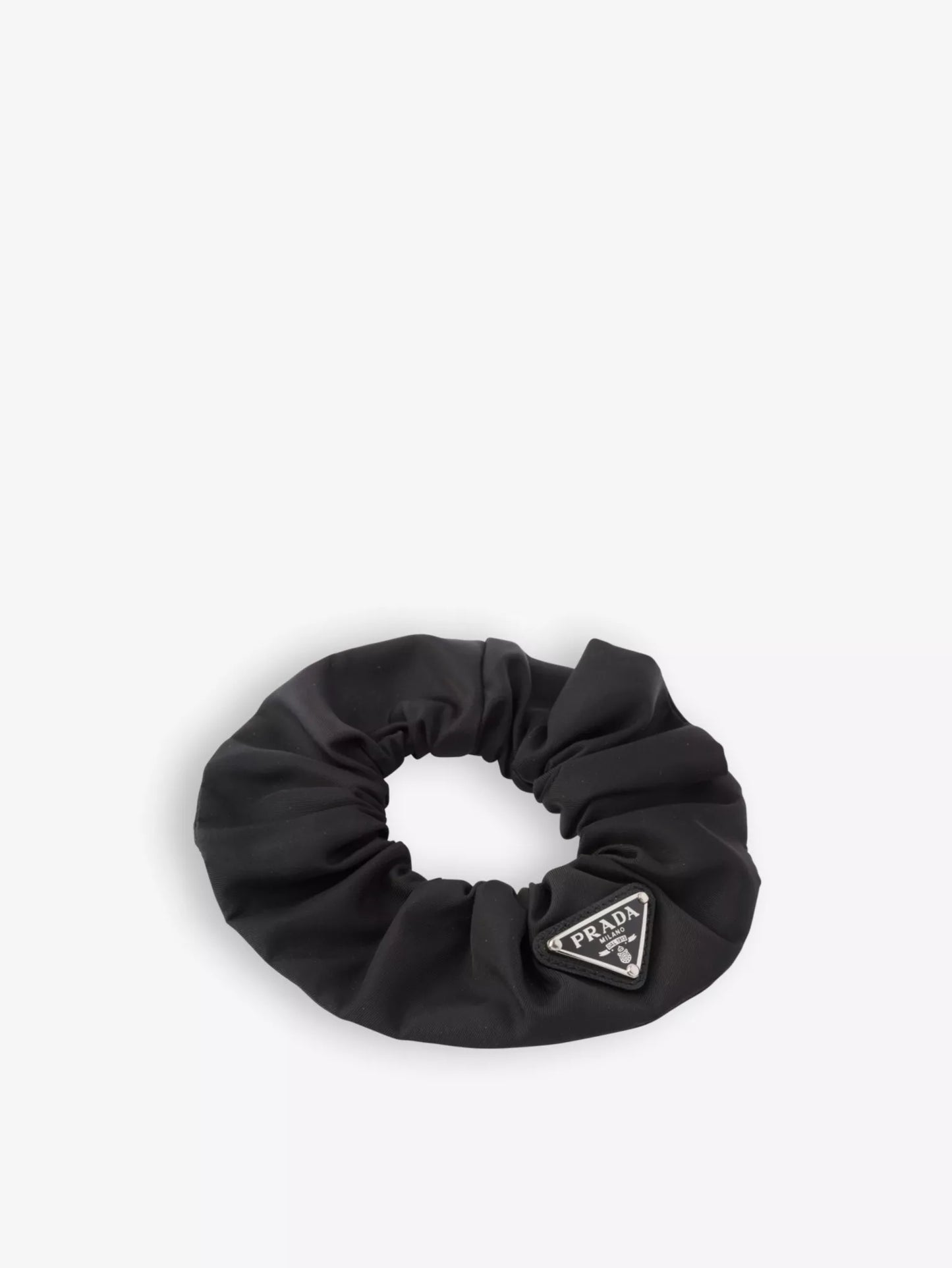 PRADA Re-Nylon branded recycled-nylon scrunchie