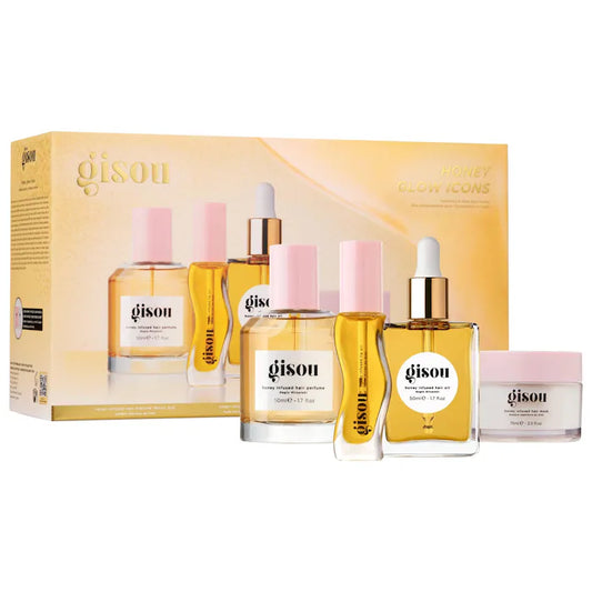 Gisou, Honey Glow Icons Bestsellers Gift Set