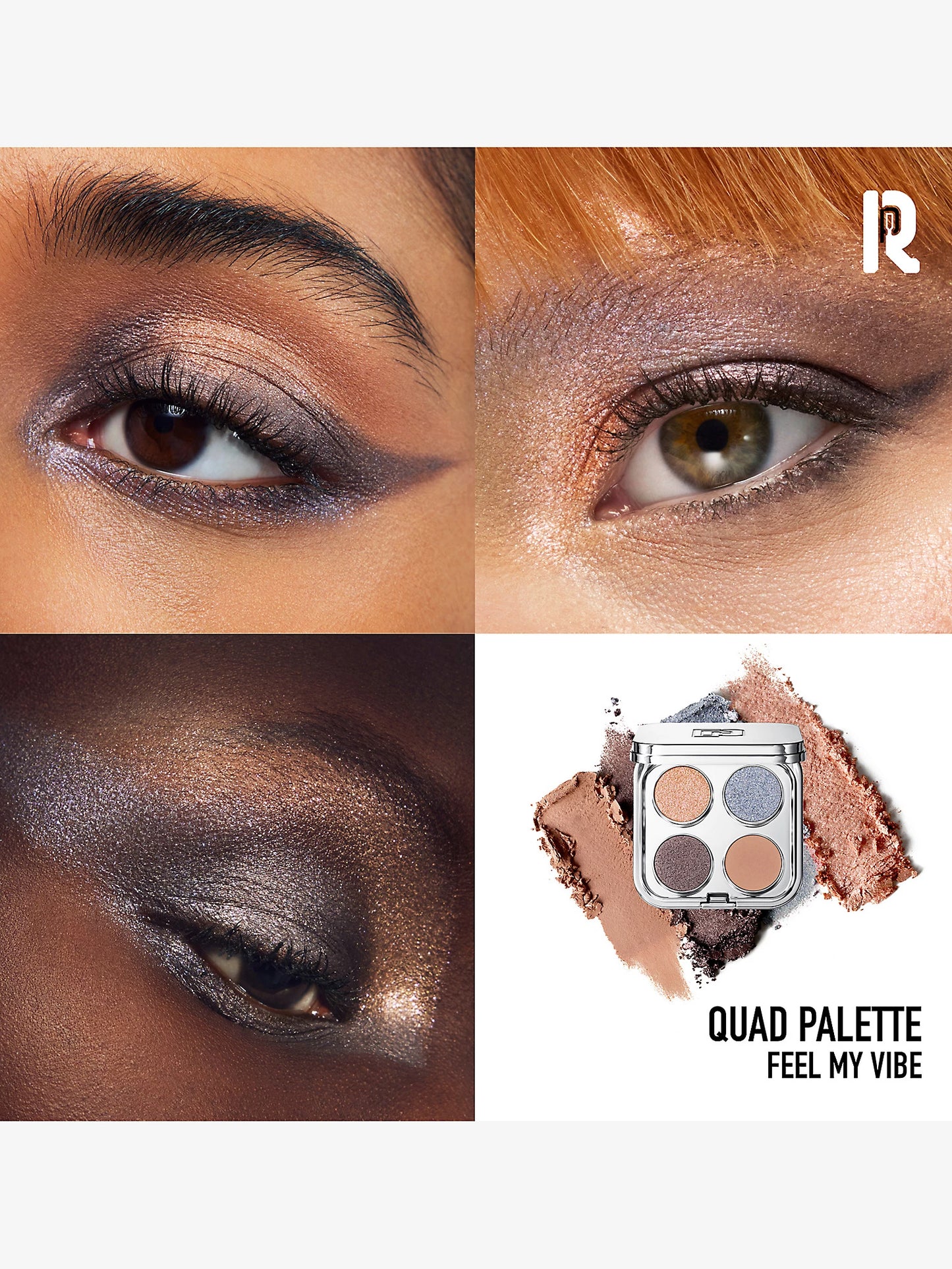 RABANNE, Multi-finish eyeshadow palette quad 2.3g