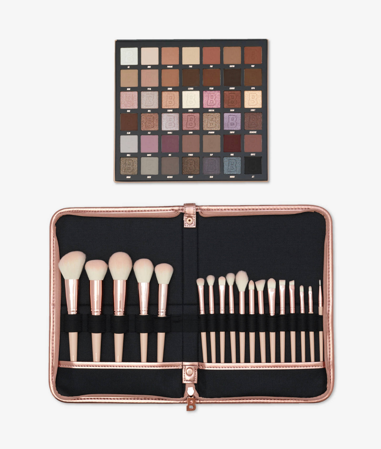 BY BEAUTY BAY, ROSE GLOW BRUSH SET & NEUTRAL 42 DUO