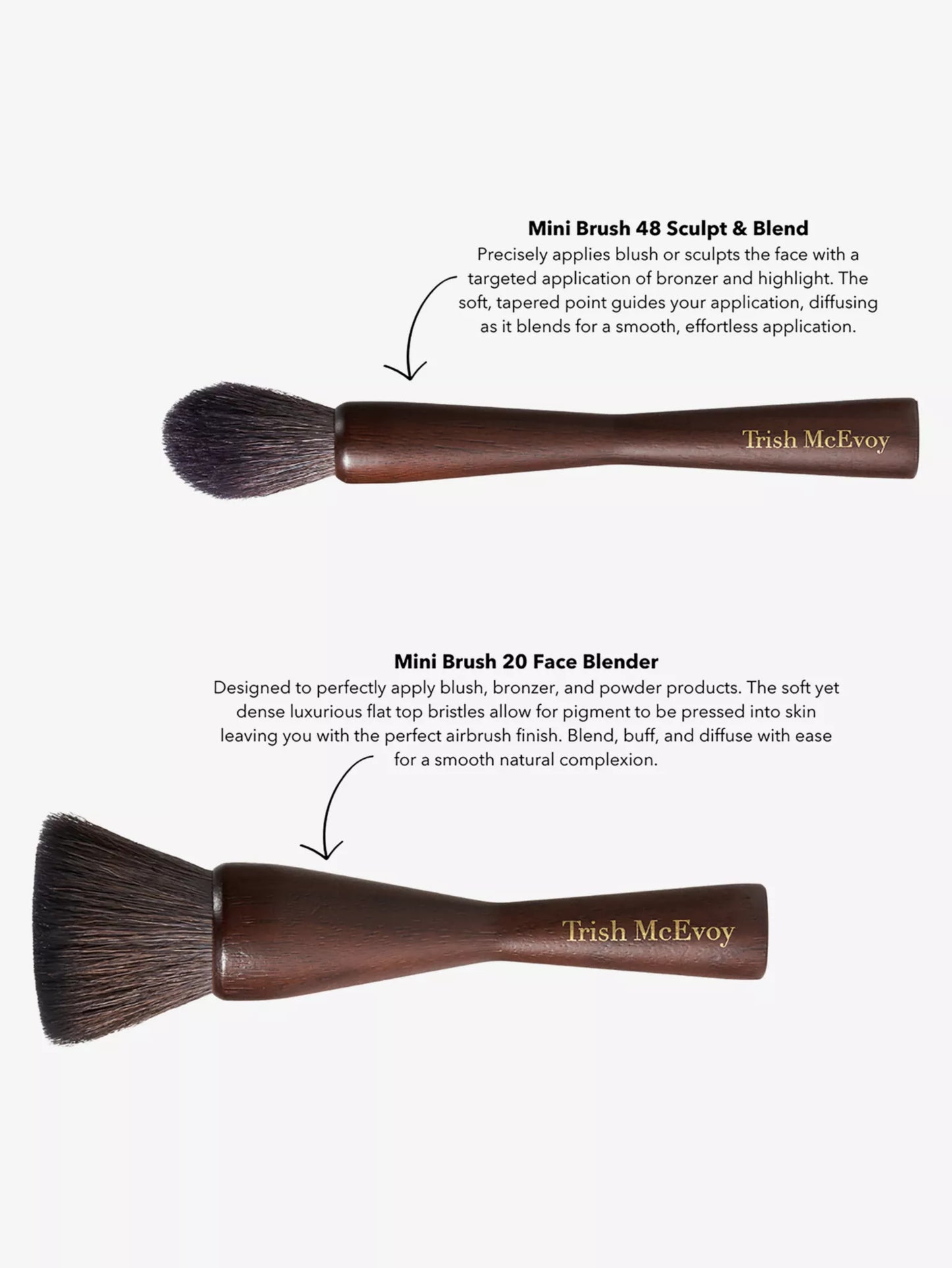 TRISH MCEVOY The Must Have Mini Luxe brush set