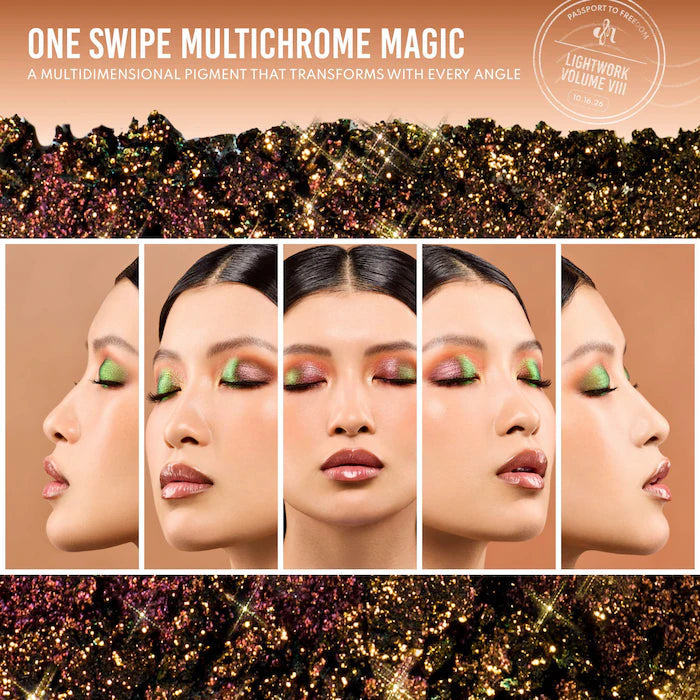 Danessa Myricks Beauty  LIGHTWORK VIII Freedom Makeup Palette: Magnetic, Customizable, Stackable Palette for Eyes & Face