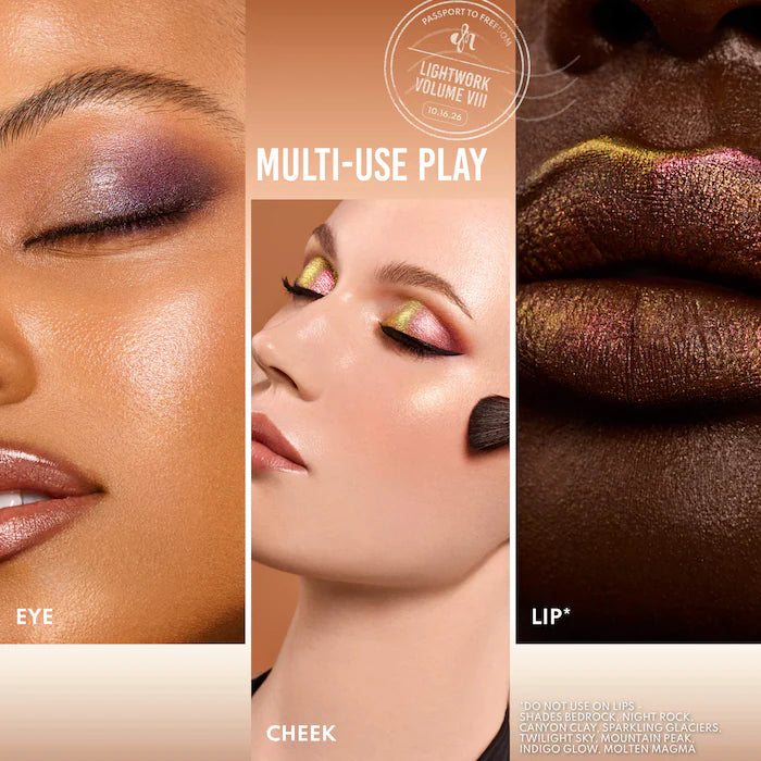 Danessa Myricks Beauty  LIGHTWORK VIII Freedom Makeup Palette: Magnetic, Customizable, Stackable Palette for Eyes & Face