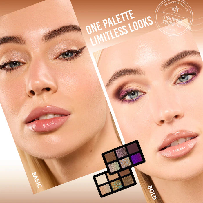 Danessa Myricks Beauty  LIGHTWORK VIII Freedom Makeup Palette: Magnetic, Customizable, Stackable Palette for Eyes & Face
