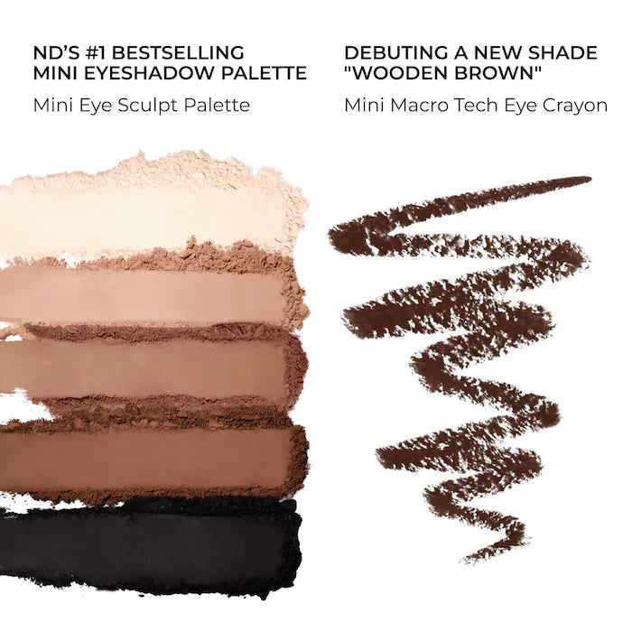 NATASHA DENONA, Mini Eye Sculpt Eyeshadow Palette &amp; Eye Crayon Pencil Duo Makeup Gift Set