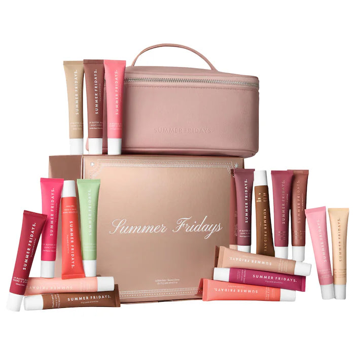 Summer Fridays, The Lip Butter Balm Vault Gift Set with 18 Hydrating Flavors