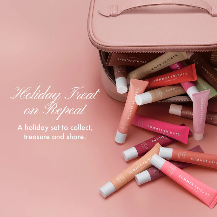 Summer Fridays, The Lip Butter Balm Vault Gift Set with 18 Hydrating Flavors