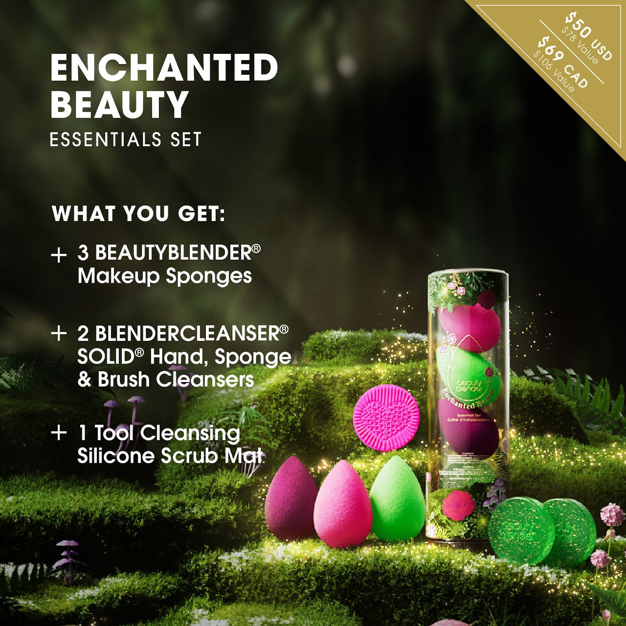 beautyblender, Enchanted Beauty Essentials Beauty Blender Set