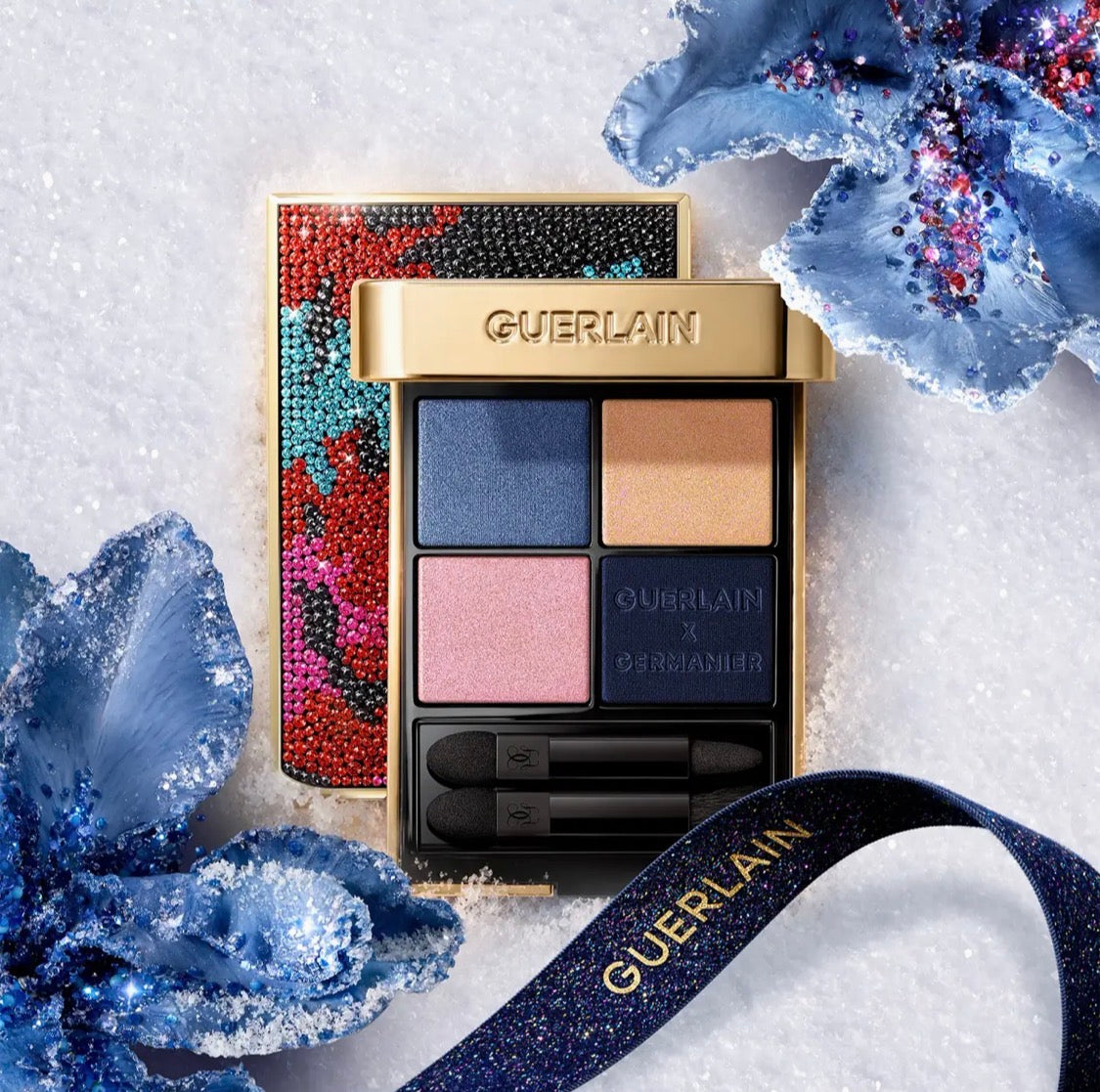 GUERLAIN  Limited Edition GUERLAIN x Kévin Germanier Ombres G Eyeshadow Quad, Edición limitada.