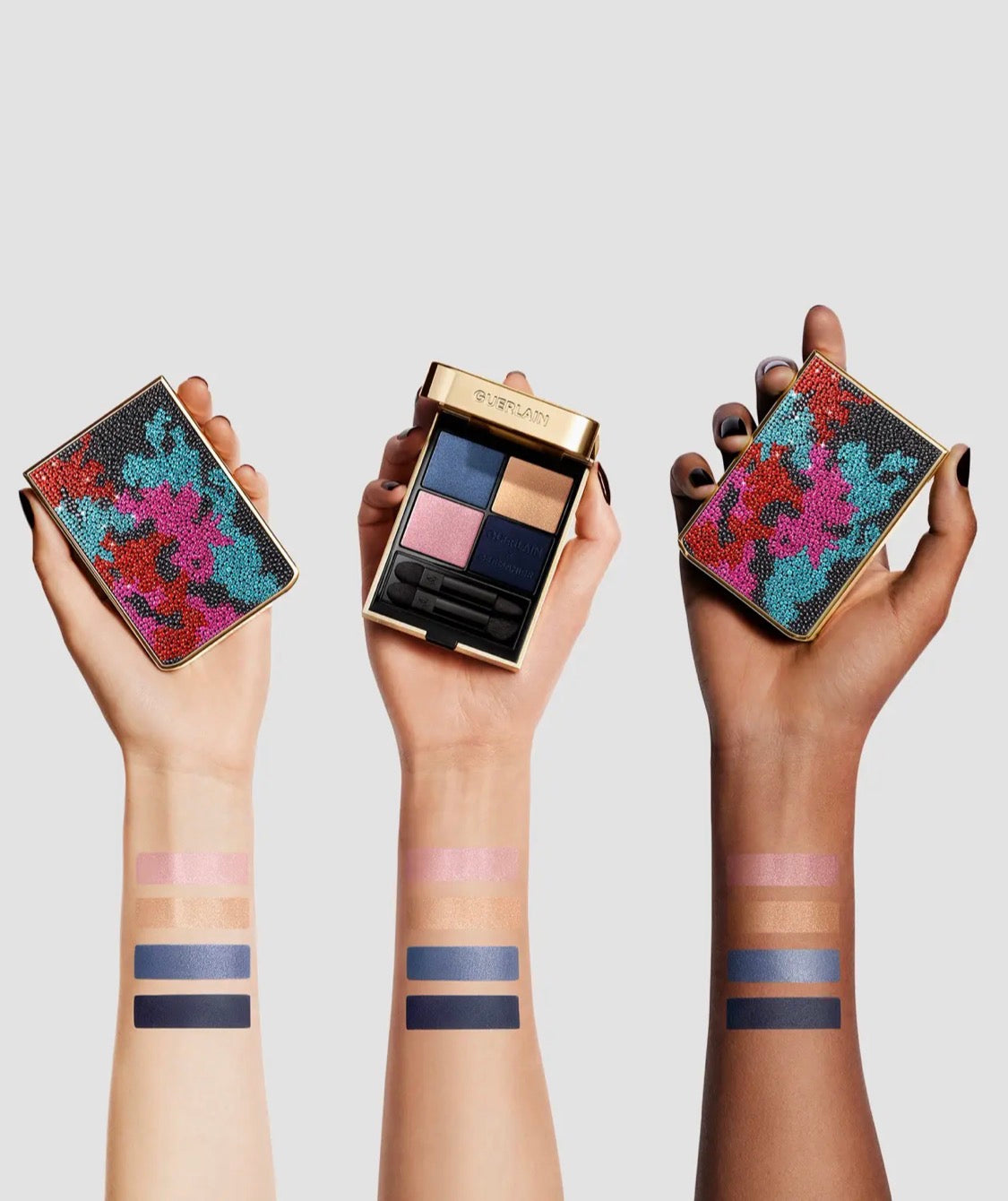 GUERLAIN  Limited Edition GUERLAIN x Kévin Germanier Ombres G Eyeshadow Quad, Edición limitada.