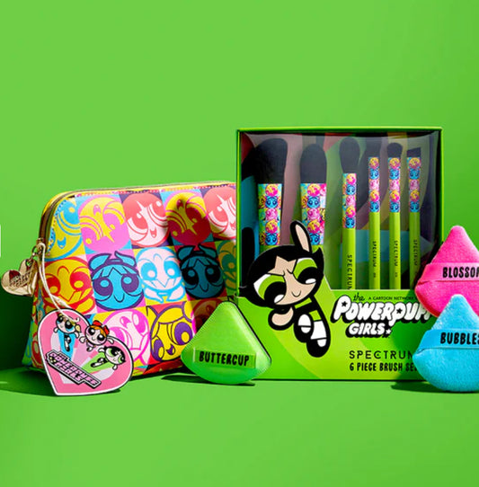 SPECTRUM, The Powerpuff Girls Buttercup Makeup Brush Bundle