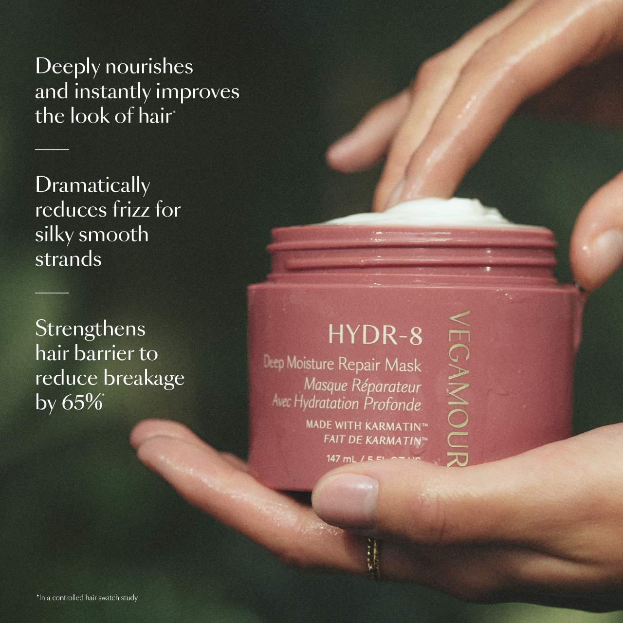 Vegamour, HYDR-8 Hydration & Repair Hair Set for Dry