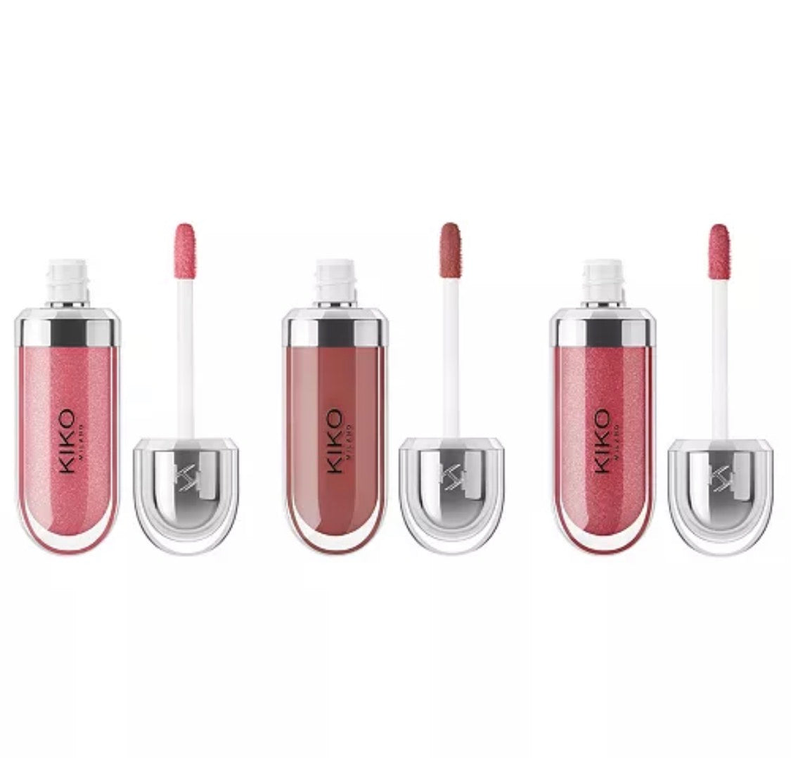 KIKO Milano 3-Piece Lip Gloss Trio Gift Set