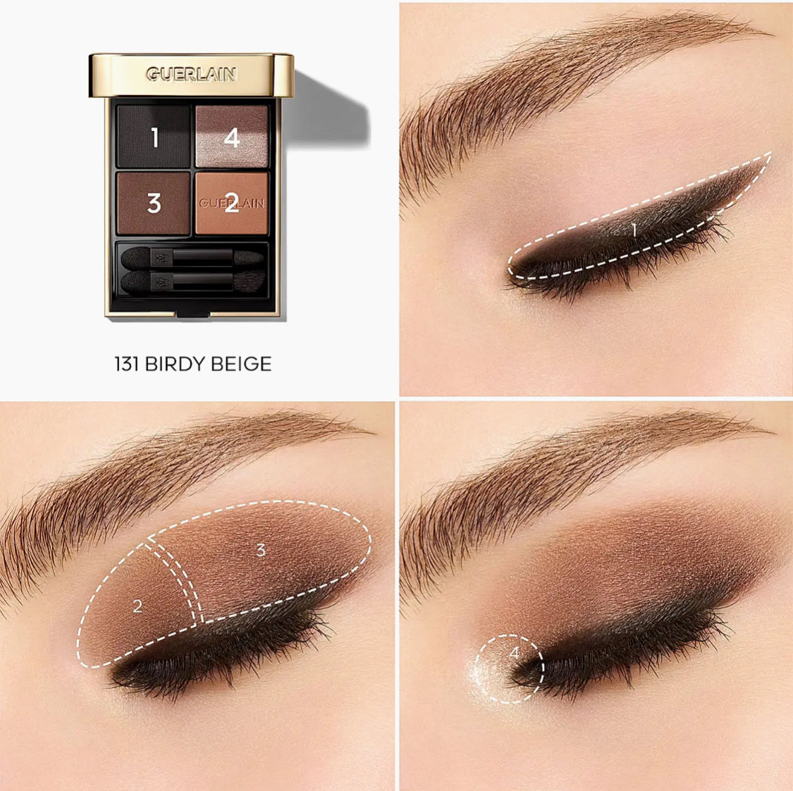 GUERLAIN, Limited Edition Ombres G Eyeshadow Quad