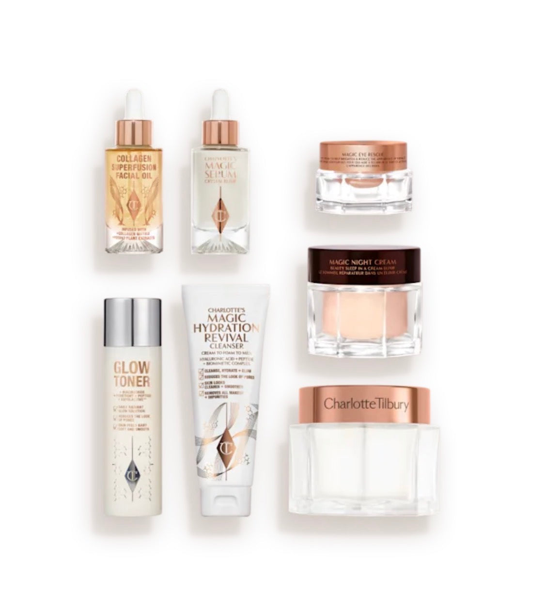 CHARLOTTE TILBURY, CHARLOTTE’S ULTIMATE MAGIC SKIN ROUTINE SKINCARE KIT
