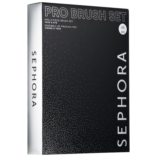 SEPHORA COLLECTION, PRO 8-Piece Face & Eye Brush Set
