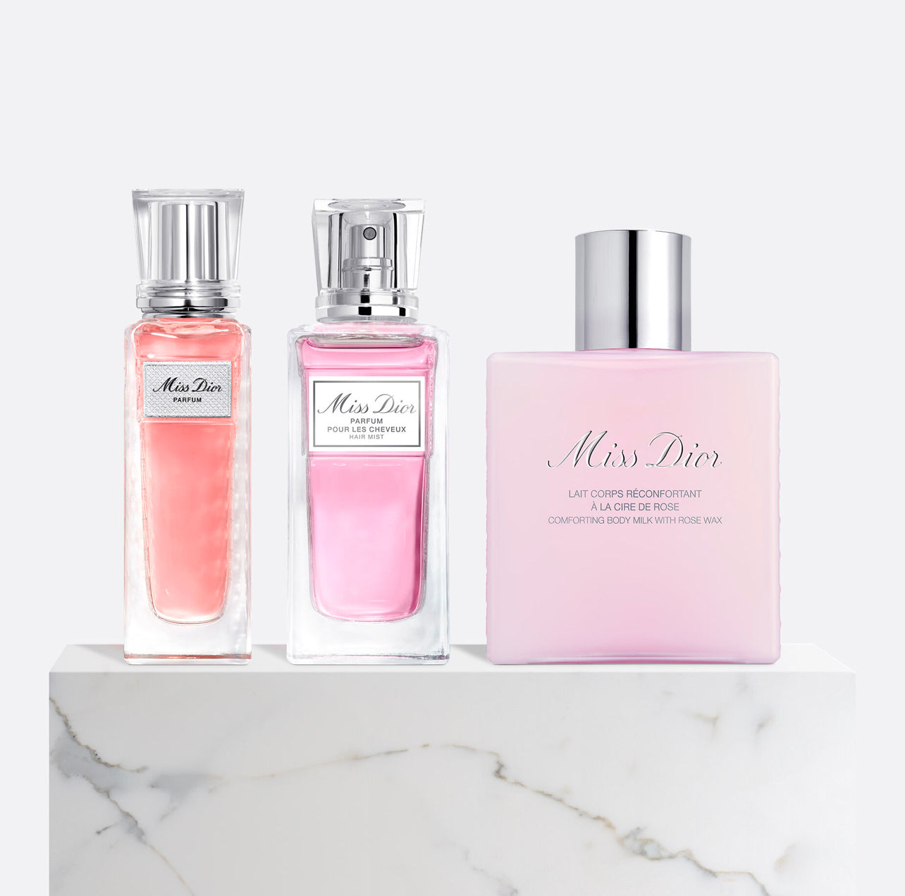 DIOR, Miss Dior Parfum, Body Milk and Hair Mist Holiday Gift Set 2024 Edition