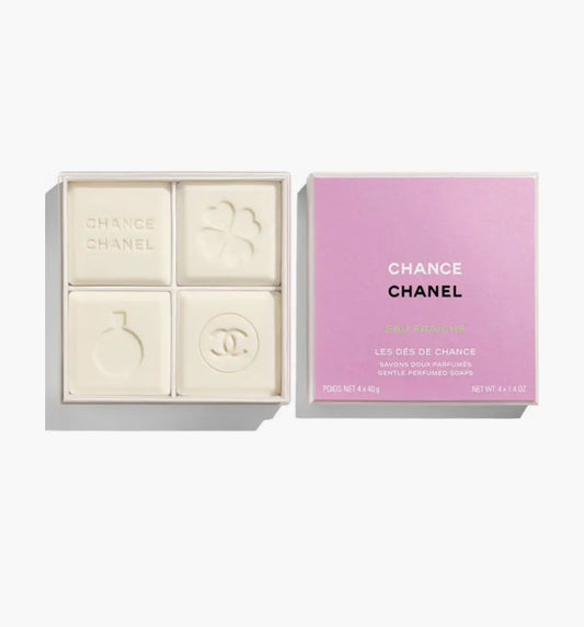 CHANEL, CHANCE EAU DE FRAÍCHE LES DÉS CHANCE 4-Pack Soap