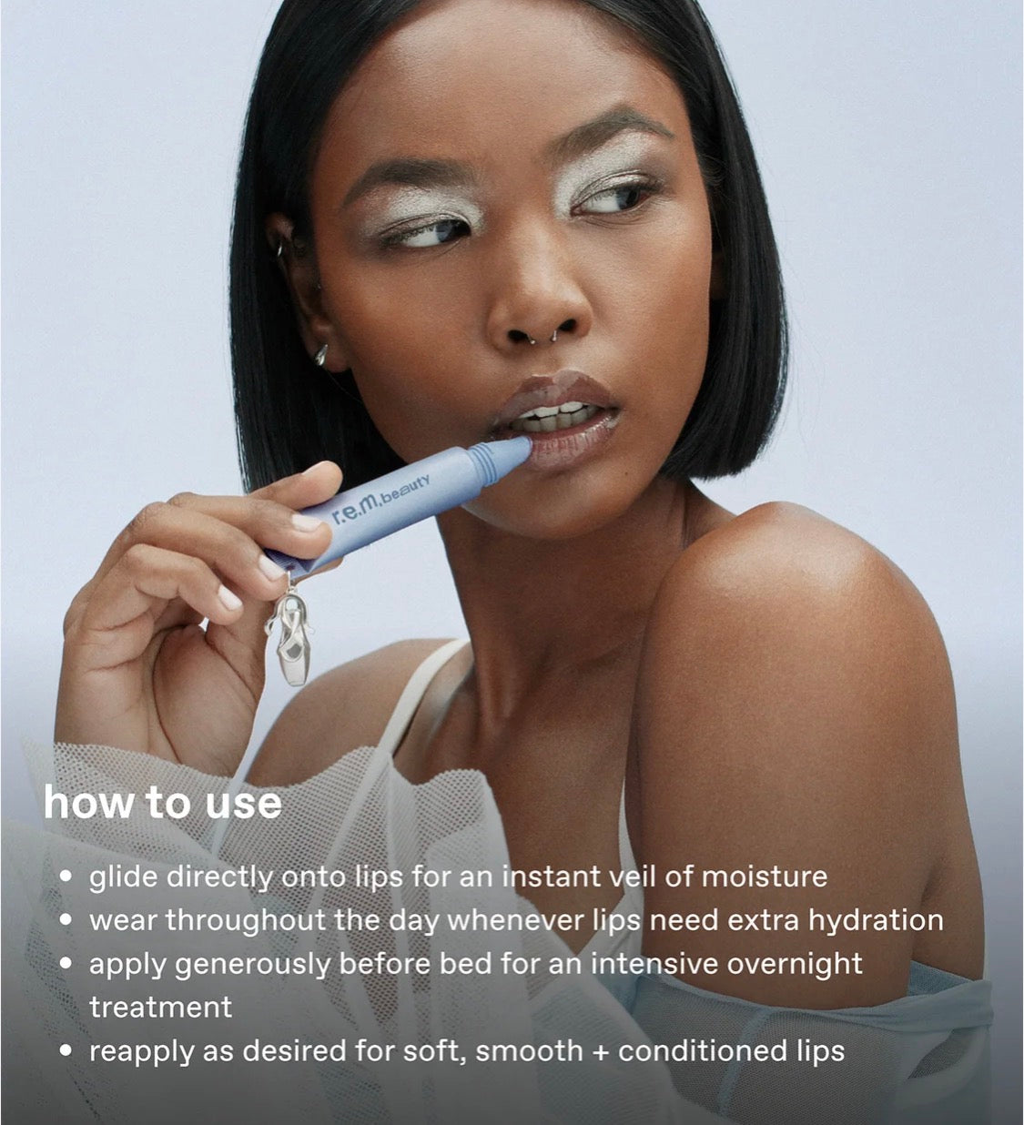 REM BEAUTY, satin slumber lip mask