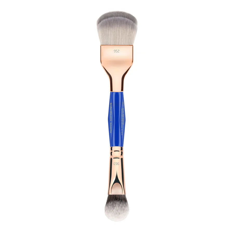BDELLIUM TOOLS, GOLDEN TRIANGLE DOUBLE-ENDED DOUBLE DOME BLENDER / BDHD BRUSH 3PC. SET