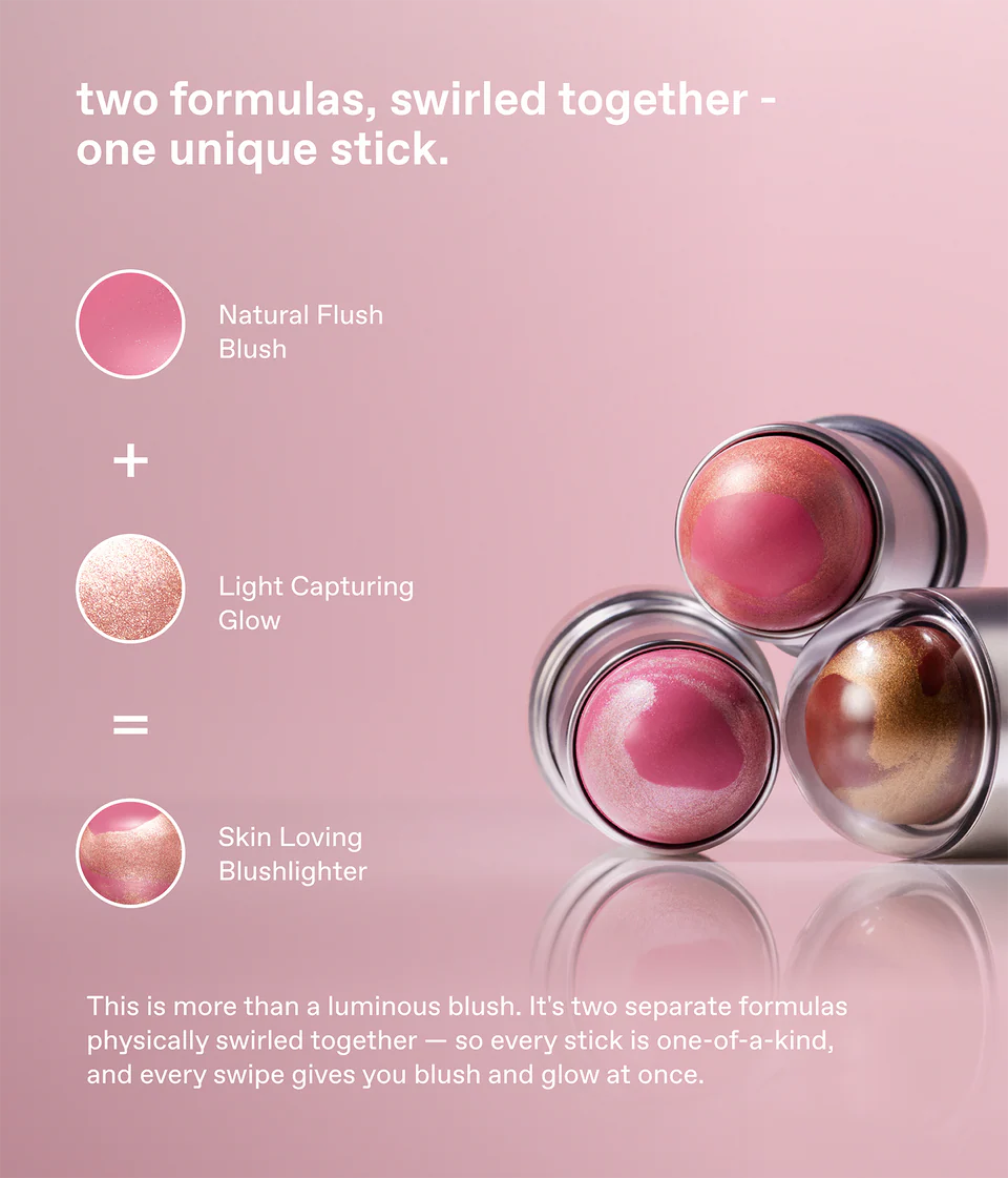 REM BEAUTY, MÉLANGE À TROIS BLUSH HIGHLIGHT STICK TRIO