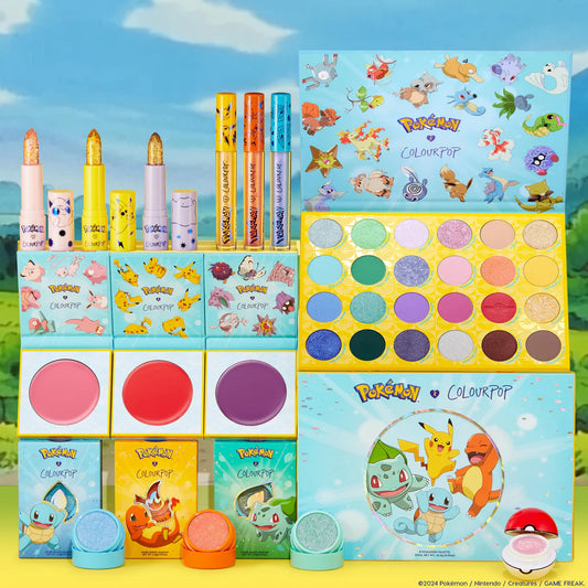 COLOURPOP, pokémon x colourpop collection full collection set, ¡Entrena con estilo!