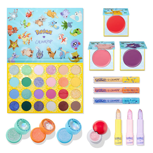 COLOURPOP, pokémon x colourpop collection full collection set, ¡Entrena con estilo!
