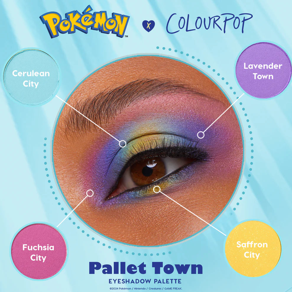 COLOURPOP, pokémon x colourpop collection full collection set, ¡Entrena con estilo!