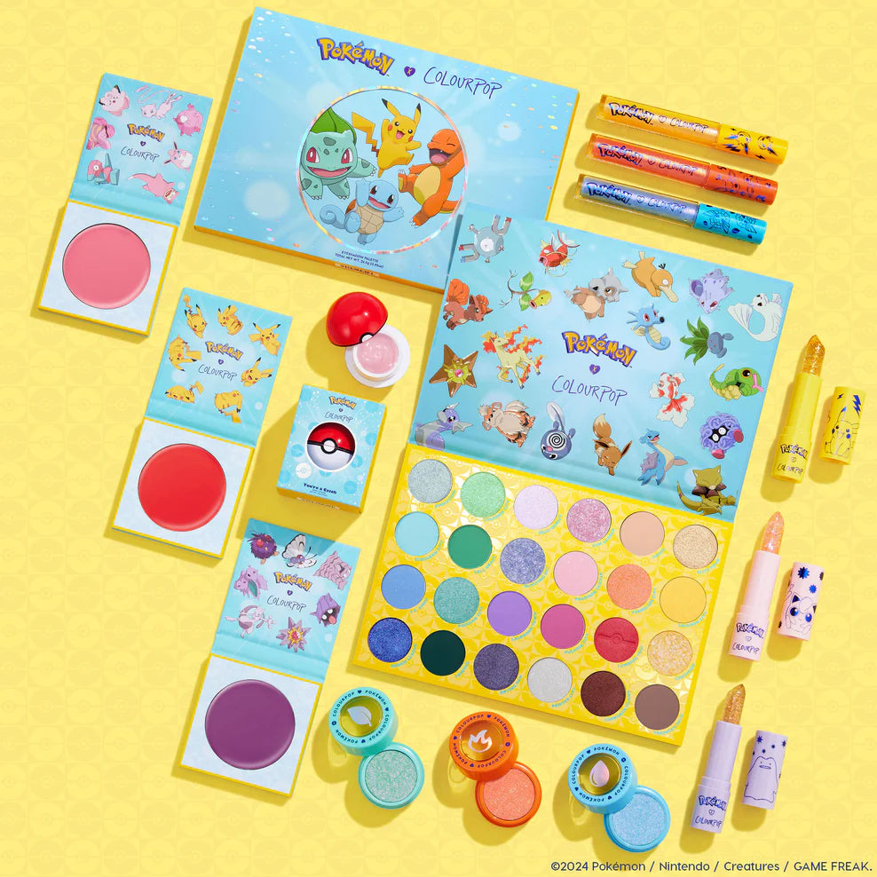 COLOURPOP, pokémon x colourpop collection full collection set, ¡Entrena con estilo!