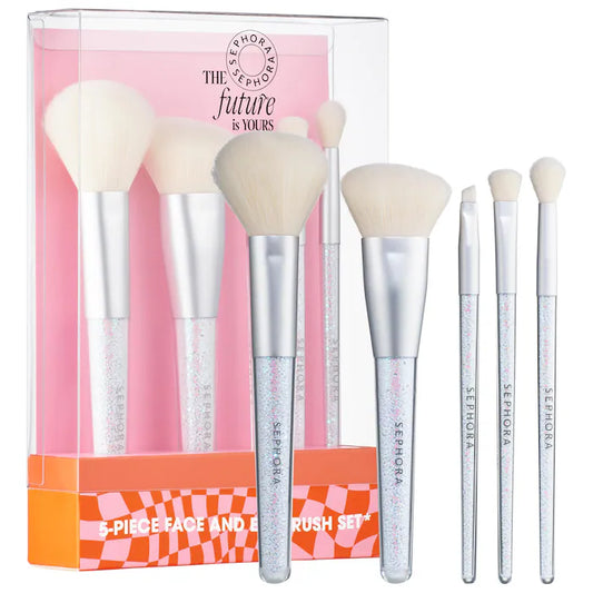 SEPHORA COLLECTION, 5-Piece Face & Eye Brush Set