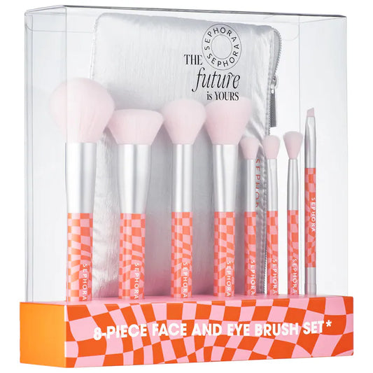 SEPHORA COLLECTION, 8-Piece Face and Eye Brush Set