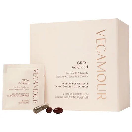 Vegamour GRO+ Advanced Growth Density Supplements for Hair Thinning and Loss