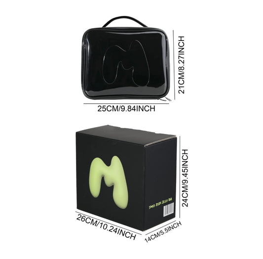 MADE BY MITCHELL, 16 Piece Black Brush Set & Black Jelly Bag