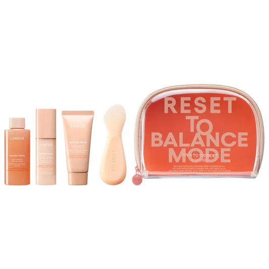 LANEIGE, Reset to Balance Mode Kit - Routine Set for Oily Skin and Pore + Shine Control