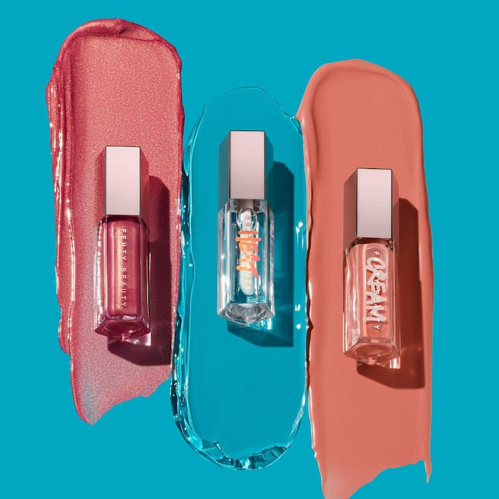 Fenty Beauty by Rihanna, Glossy Posse Volume 6.0 Full-Size Gloss Bomb Trio