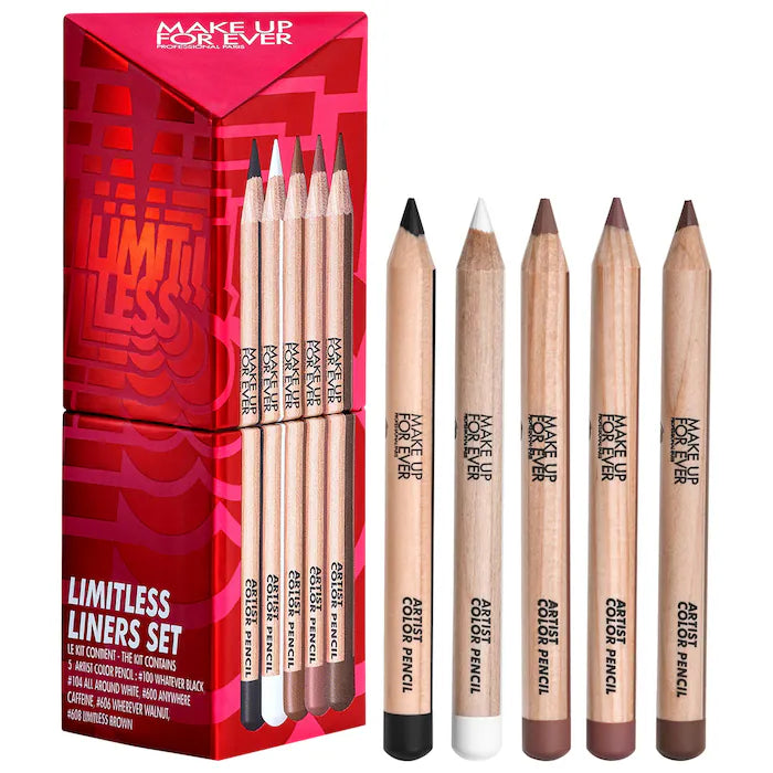 MAKE UP FOR EVER, Mini Artist Color Pencil Lip & Eye Liner Set