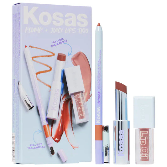 Kosas Plump & Juicy Lips Trio