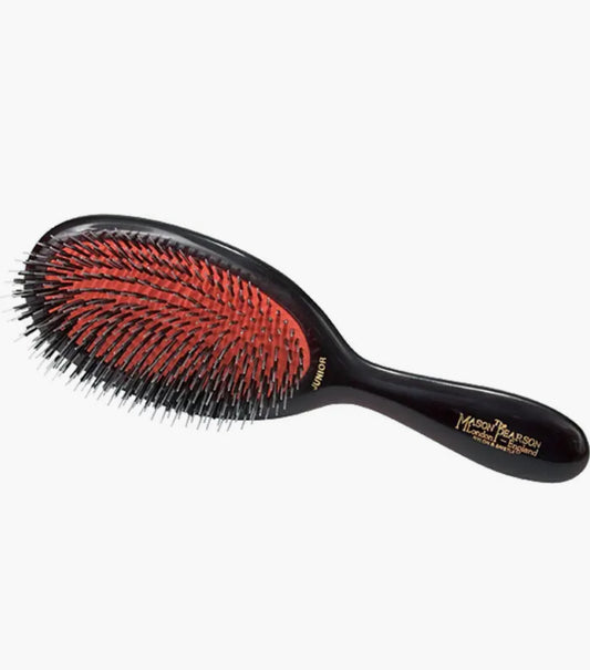 MASON PEARSON, Junior Mixture Nylon & Boar Bristle Hair Brush for Medium to Long Hair,