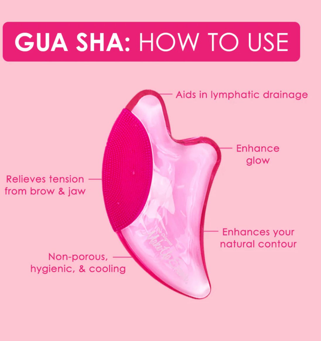 THE ORIGINAL MAKEUP ERASER, PUFF Eraser: 2n1 Gua Sha